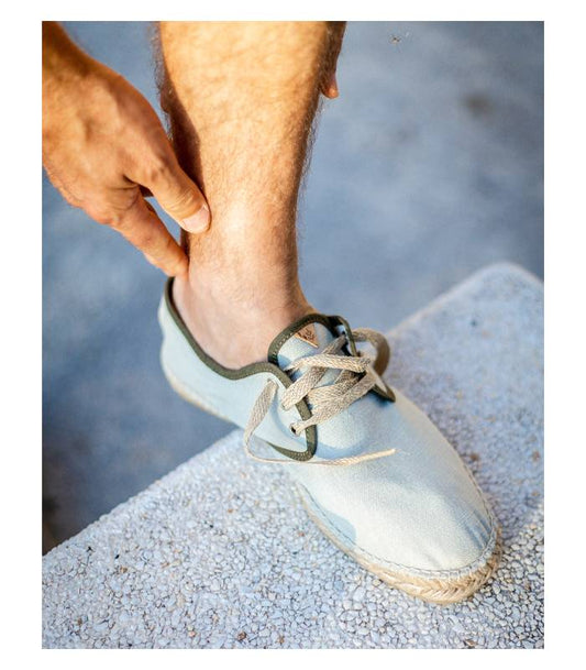 Alpargatas yute cordones Jove Caqui