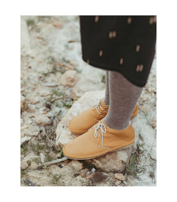 Horus Mustard Women's Vegan Leather Boots