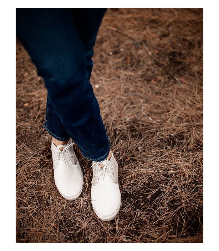 Botas de piel vegana para mujer Horus Piedra - Main Image