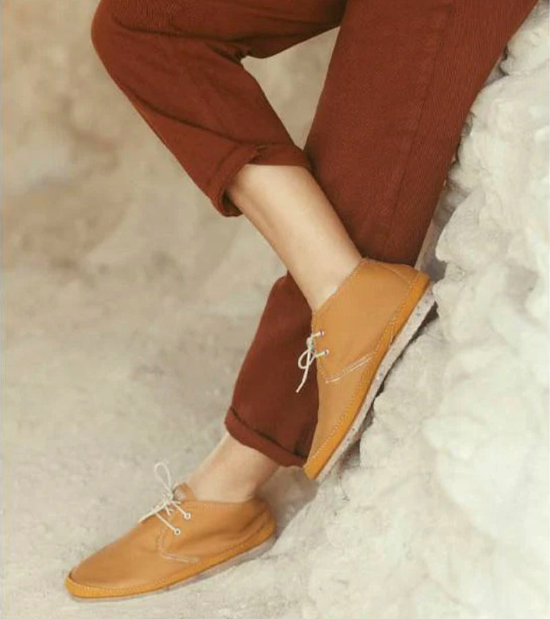 Horus Mustard Women's Vegan Leather Boots