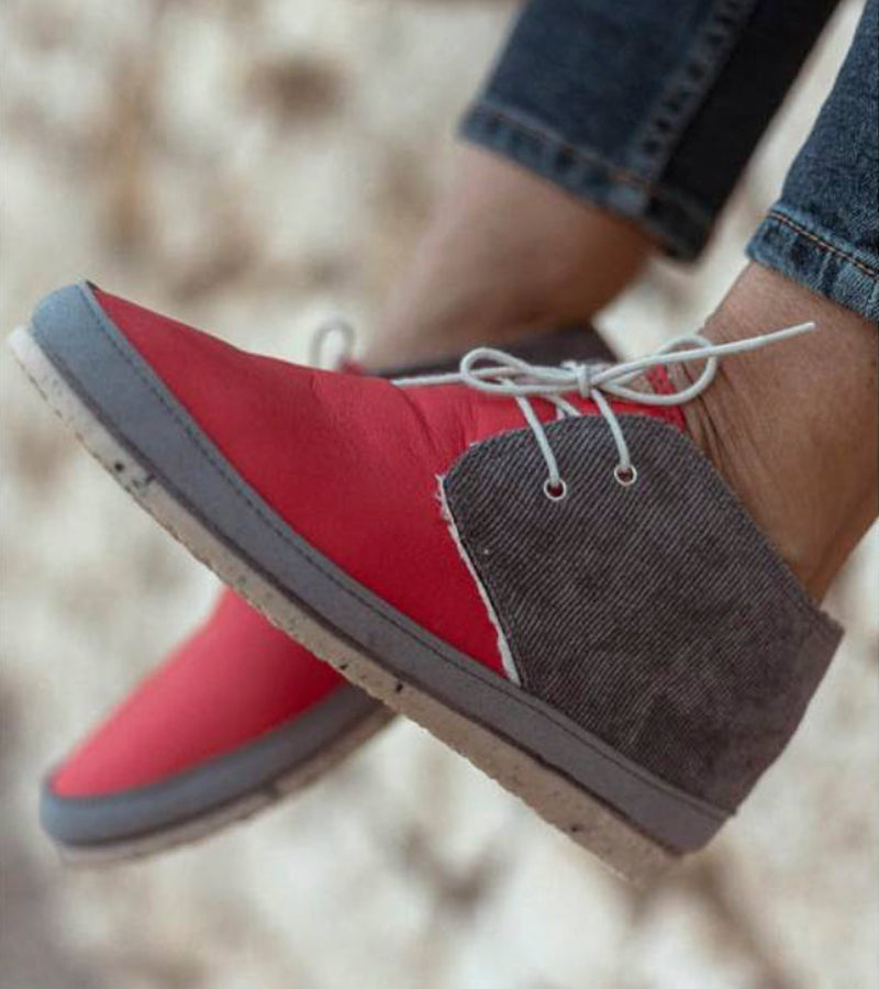 Horus Red Women's Vegan Leather Boots
