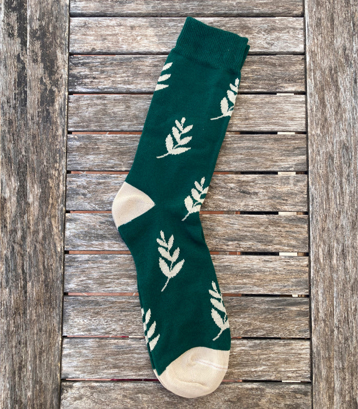 Slowers Leaves Socken