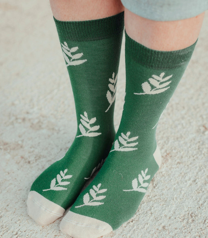 Slowers Leaves Socken
