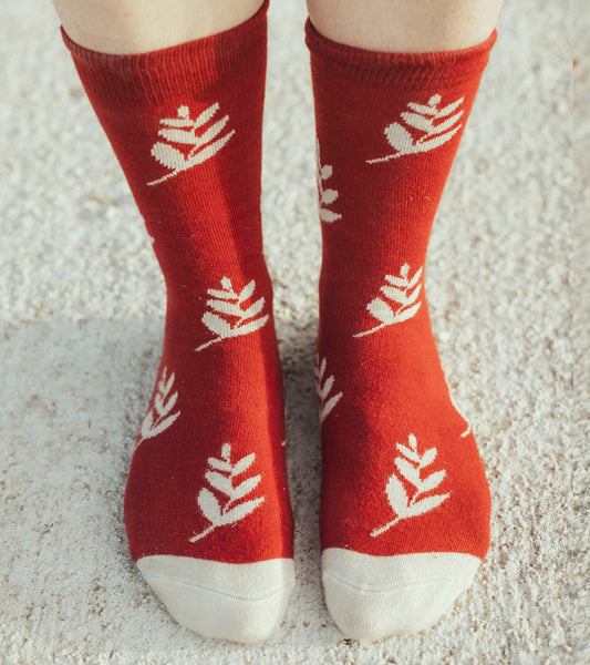 Calcetines Slowers Hojas (Pack 4 pares)