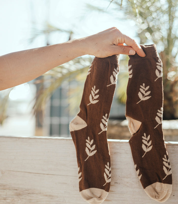 Calcetines Slowers Hojas (Pack 4 pares)