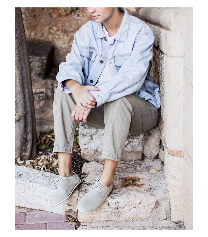 Zapatos con cordones blucher Pixie Crudo