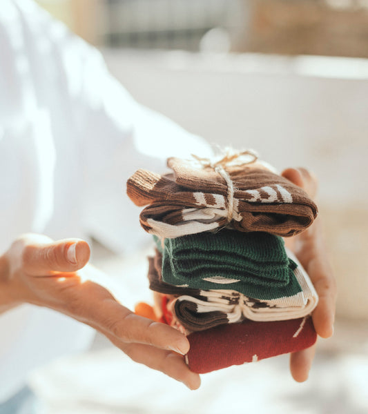 Slowers Leaves Socken (Packung mit 2 Einheiten)
