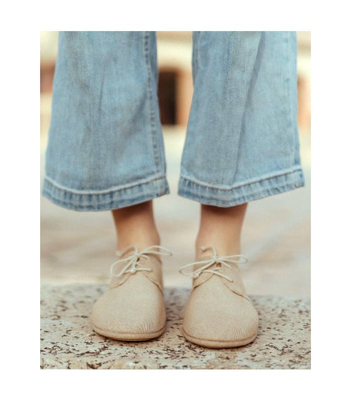 Camel Pixie Blucher Lace Up Shoes