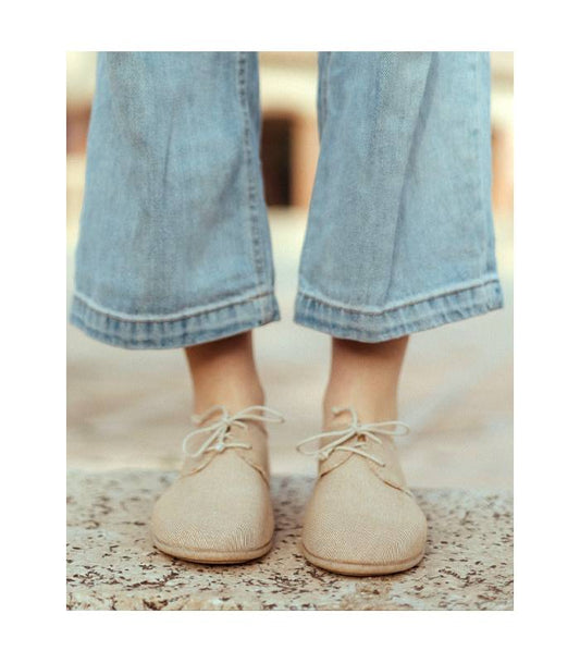 Camel Pixie Blucher Lace Up Shoes