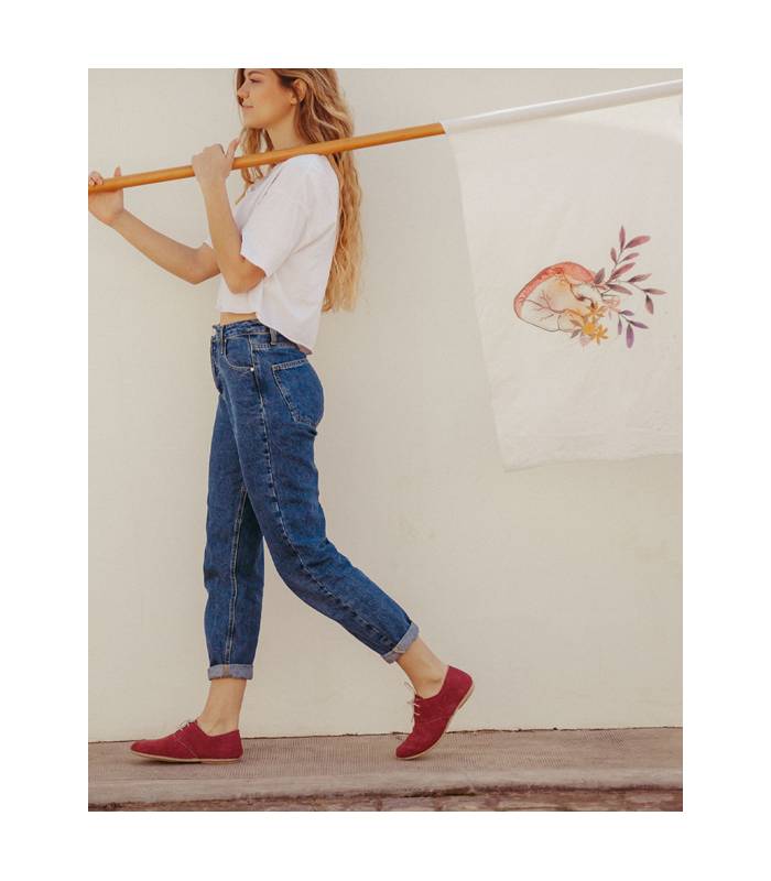 Zapatos con cordones blucher Pixie Fucsia