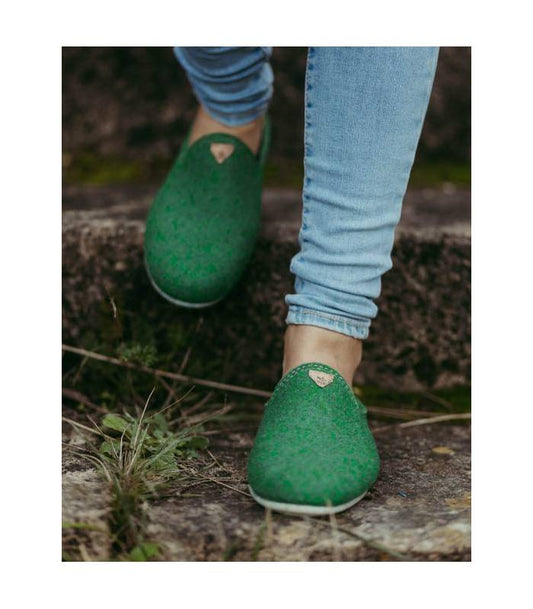 Zapatillas de casa mujer Vesta Verde