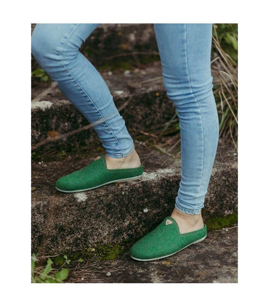 Zapatillas de casa mujer Vesta Verde
