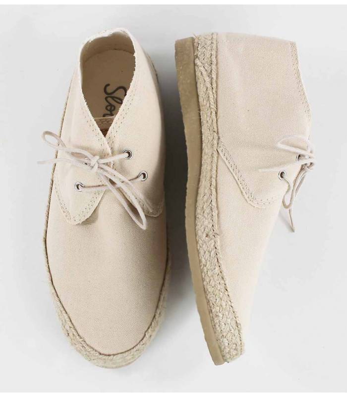 Zapatillas con cordones Circe Nude