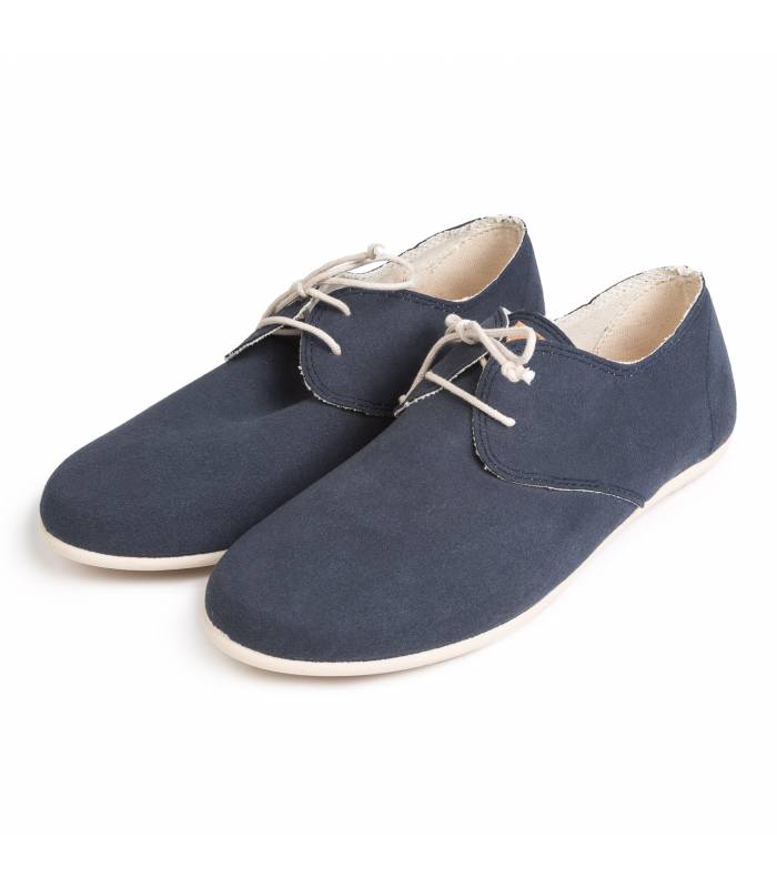 Pixie Navy Blucher Lace Up Shoes