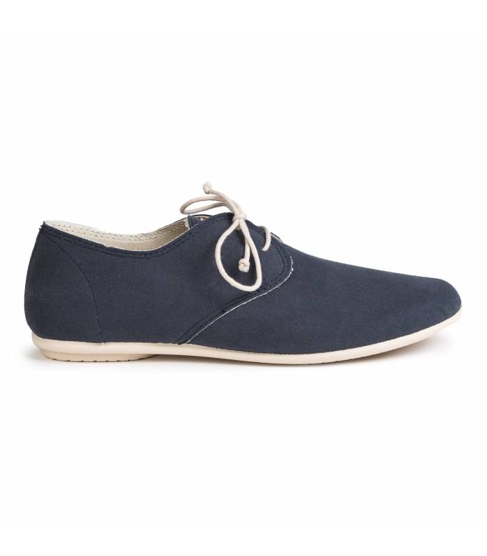 Pixie Navy Blucher Lace Up Shoes