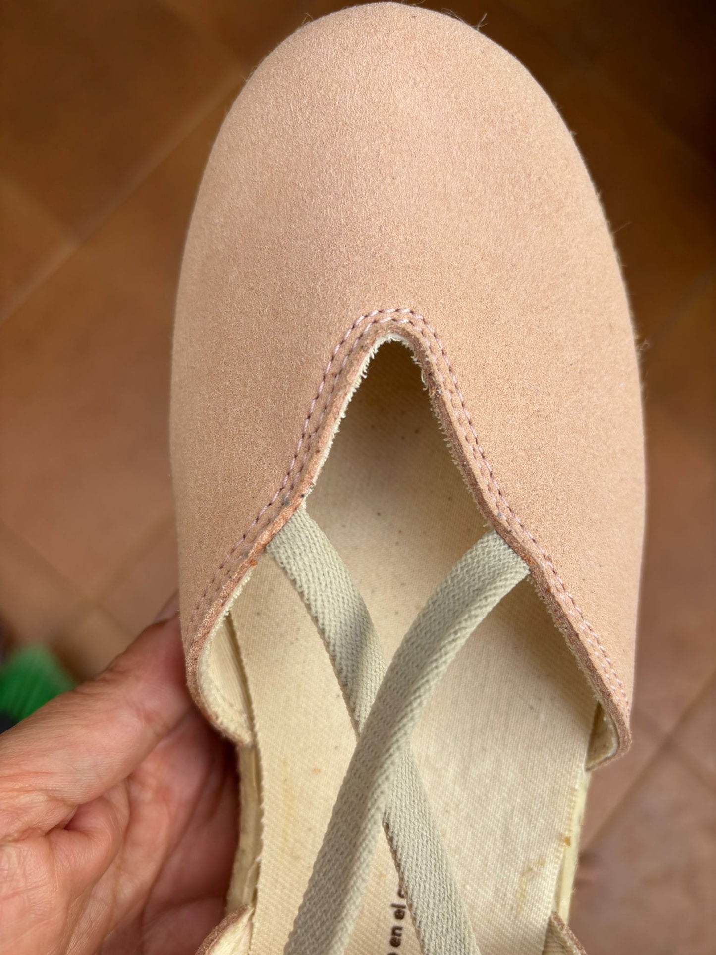 Senffarbene Ballerinas von Temis
