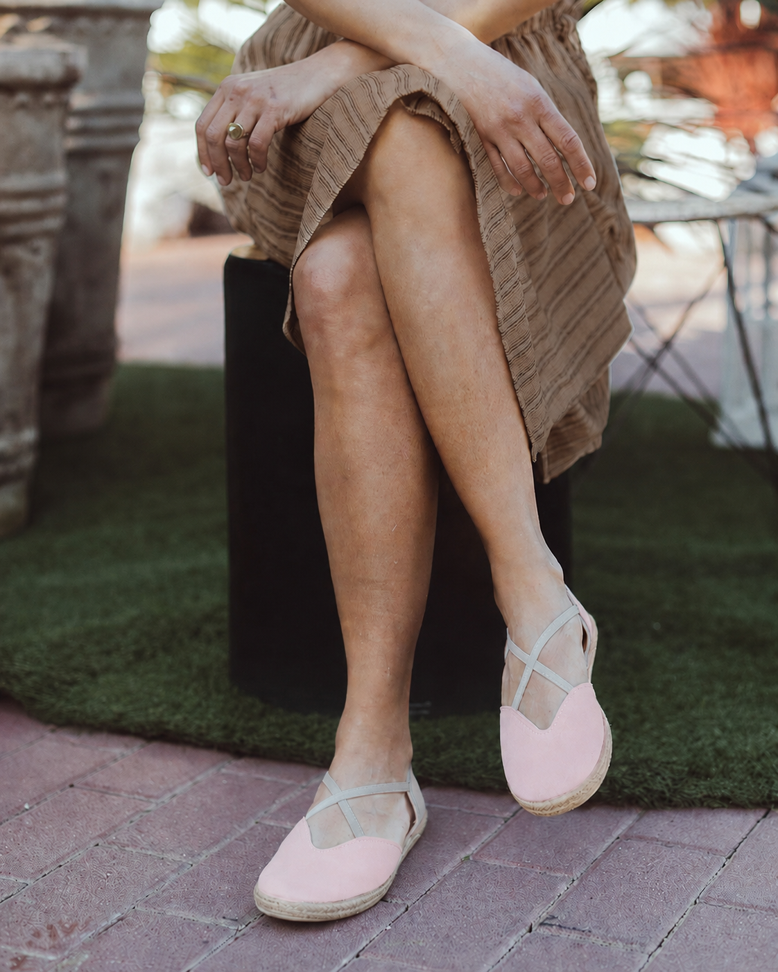 Senffarbene Ballerinas von Temis