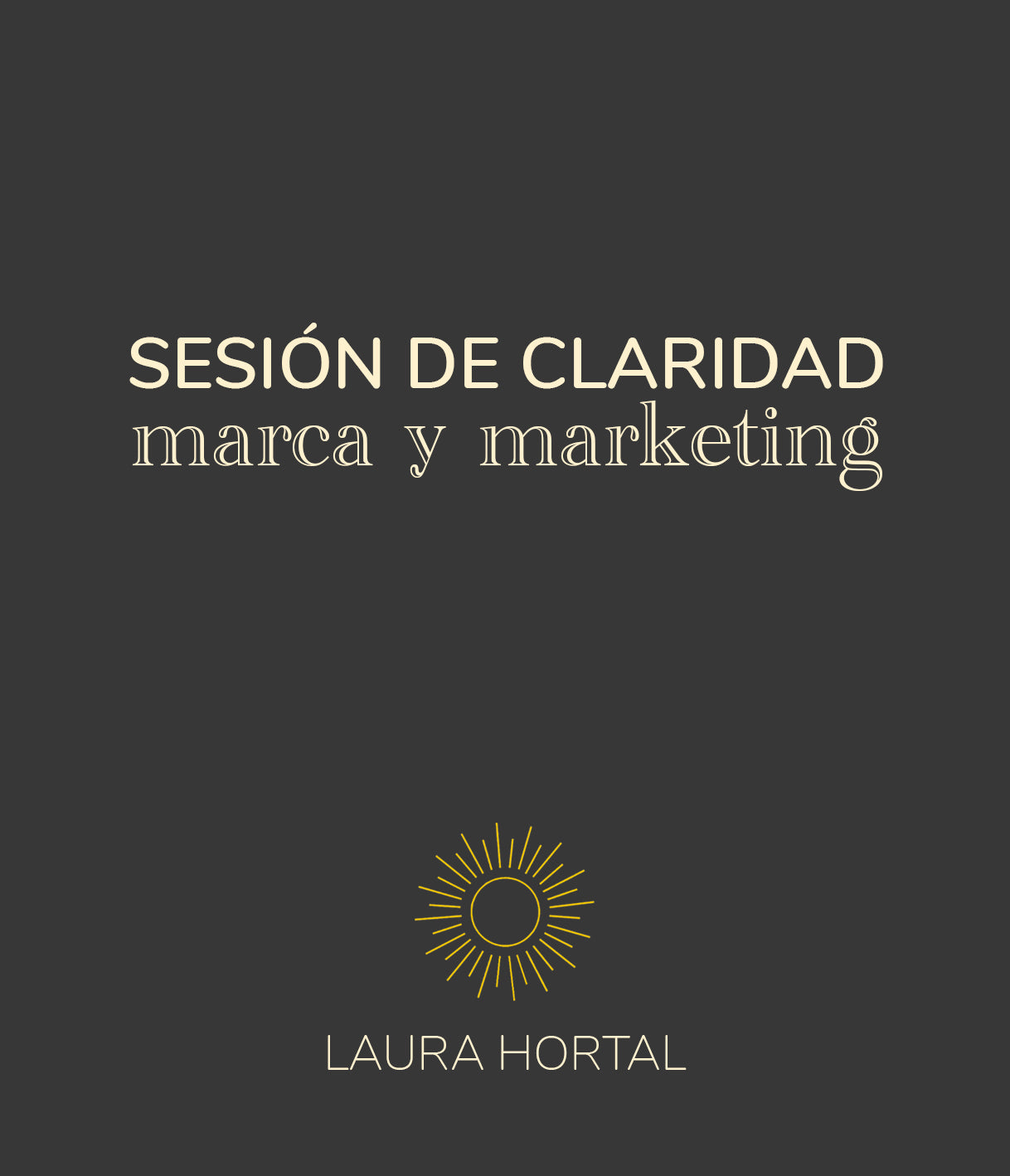 SESIÓN 1:1 CONSULTORÍA MARCA