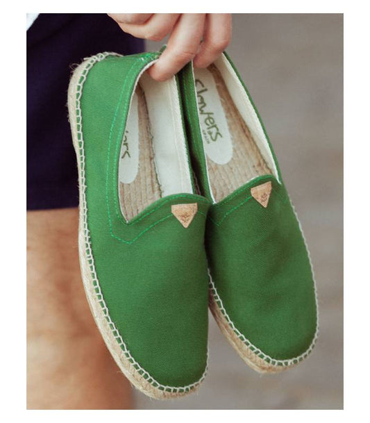 Jute and cotton espadrilles Apollo Green