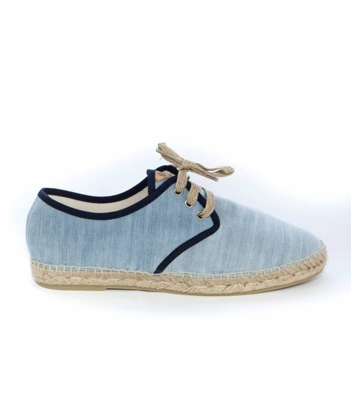 Jove Jeans jute lace-up espadrilles