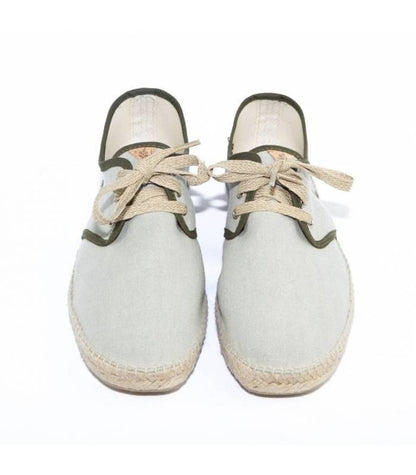 Jute espadrilles with laces Jove Khaki