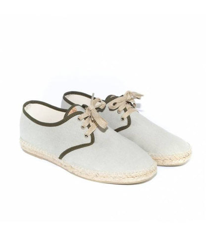 Jute espadrilles with laces Jove Khaki