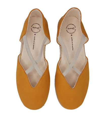 Senffarbene Ballerinas von Temis