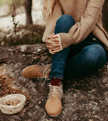 Botas de piel vegana para mujer Horus Tierra