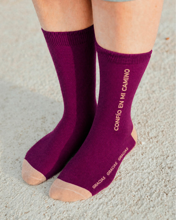 Slowers Leaves Socken