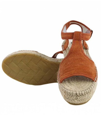 Luna Pumpkin Esparto-Sandalen mit doppelter Sohle