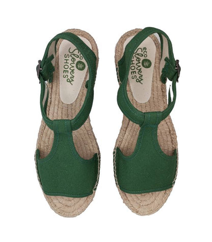 Sandalias esparto doble suela Luna Verde