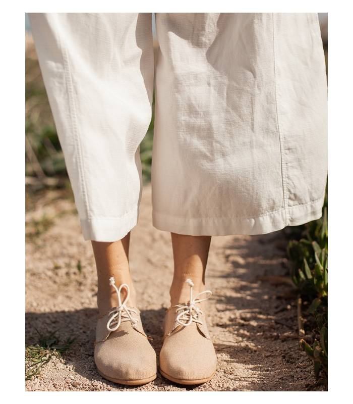 Zapatos con cordones blucher Pixie Camel