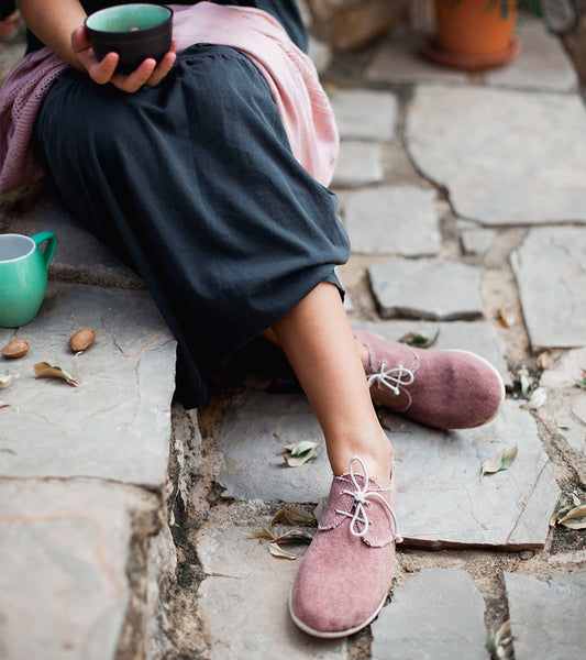 Pink Pixie Blucher Lace Up Shoes